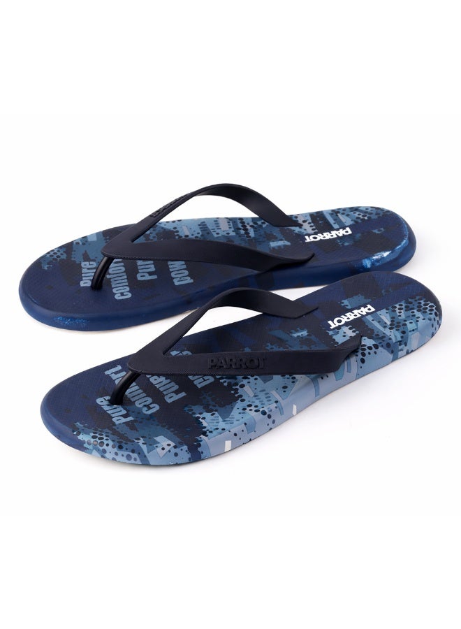 Power Men Flip-Flops, Lightweight with Soft Strap, Cushioned Footbed & Non-Slip Sole